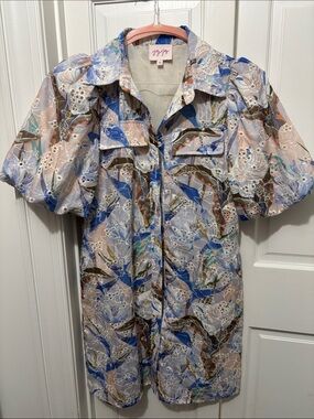 Joy Joy puff sleeve dress